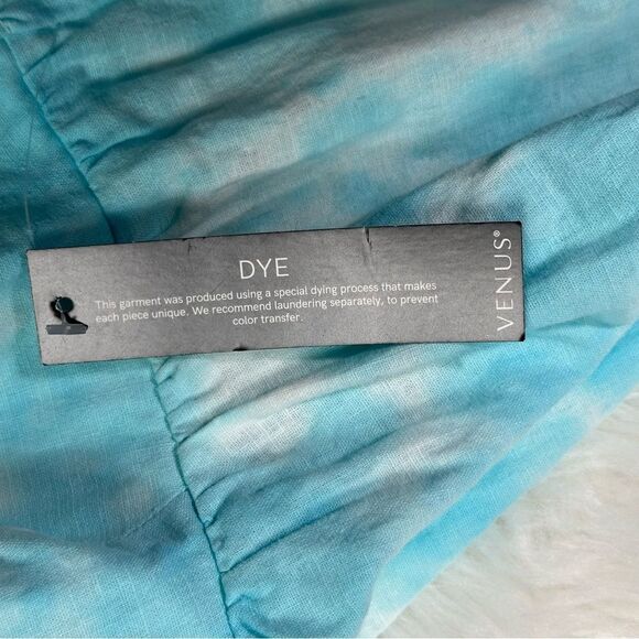 VENUS Blue and White Tie Front Camisole - Picture 8 of 11